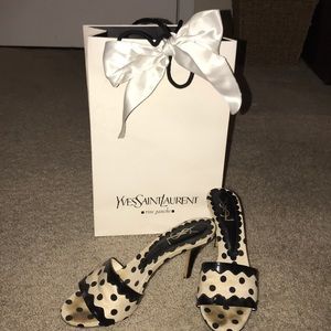 Yves Saint Laurent Polka Dots High Heels